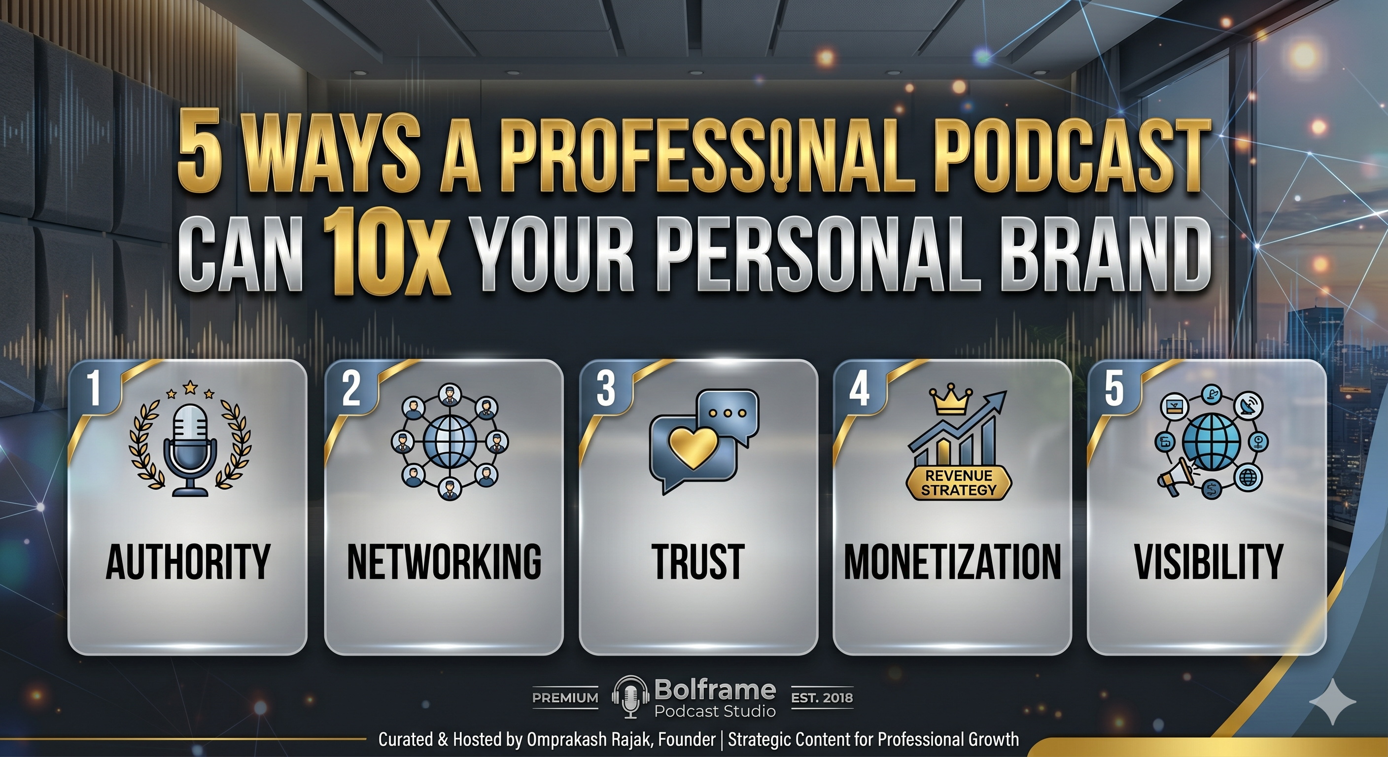 5 Ways a Professional Podcast Can 10x Your Personal Brand